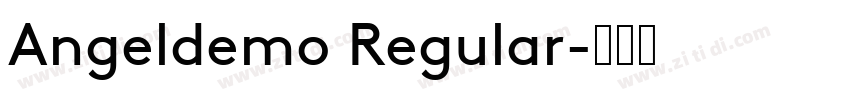 Angeldemo Regular字体转换